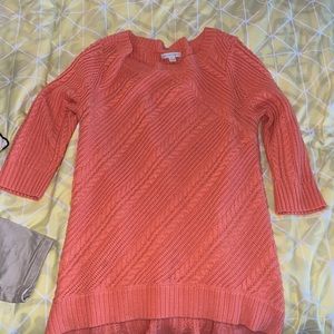 Peach sweater
